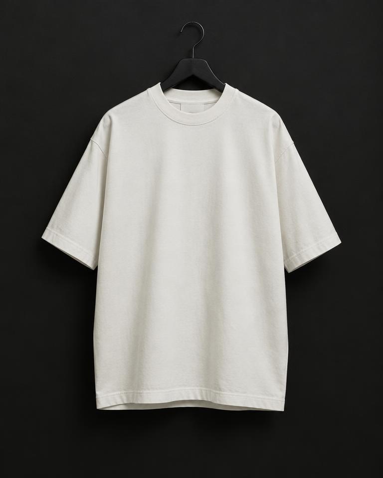 Boxy Tee — Bone, t-shirts by Veltra
